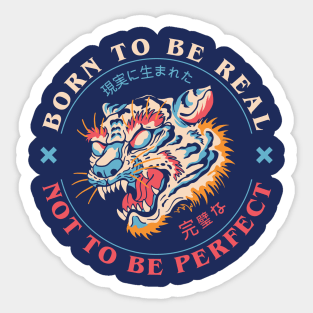 Imperfect Tiger Sticker